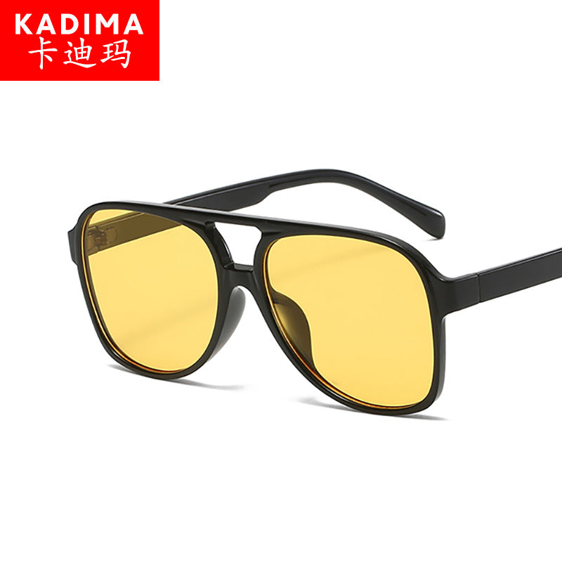 Wholesale Double Beam Personalized PC Sunglasses